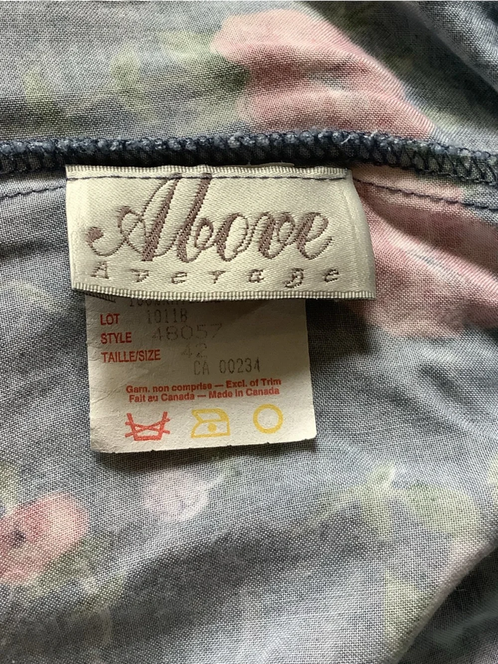 Vintage Floral Rayon Prairie Midi Skirt Size XL XXL Cottagecore Grunge Plus Size - Picture 9 of 10
